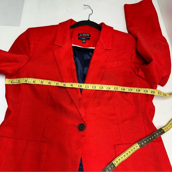 J. Crew Helena Blazer red size 14 - Picture 7 of 11